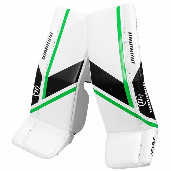 Warrior Målvaktsbenskydd G6 E+ YTH White/Black/Neon Green 3 Warrior Målvaktsbenskydd G6 E+ YTH White/Black/Neon Green